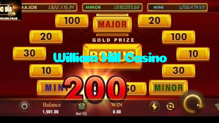 William Hill Casino casino presented on mobile device in Pakistan with slots and live games